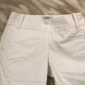 White Martini Fit Banana Republic Cropped Pants